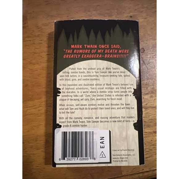 The Adventures of Tom Sawyer and the Undead by Mark Twain and Don Borchert, book - Picture 2 of 4